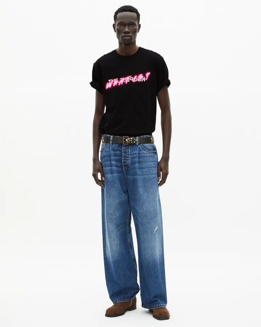 What Is neon black T-shirt