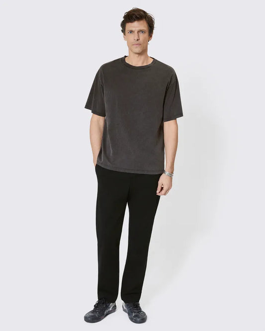 T-shirt with logo on black back