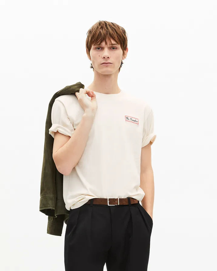 Brown suede belt