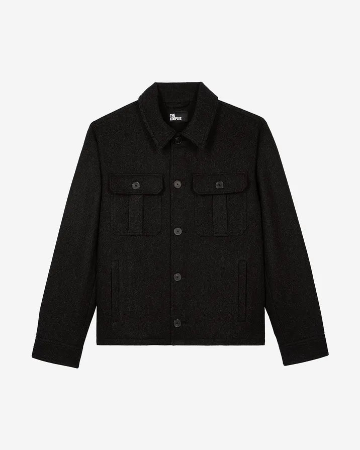 Grey wool jacket