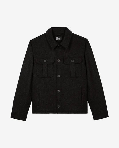 Grey wool jacket