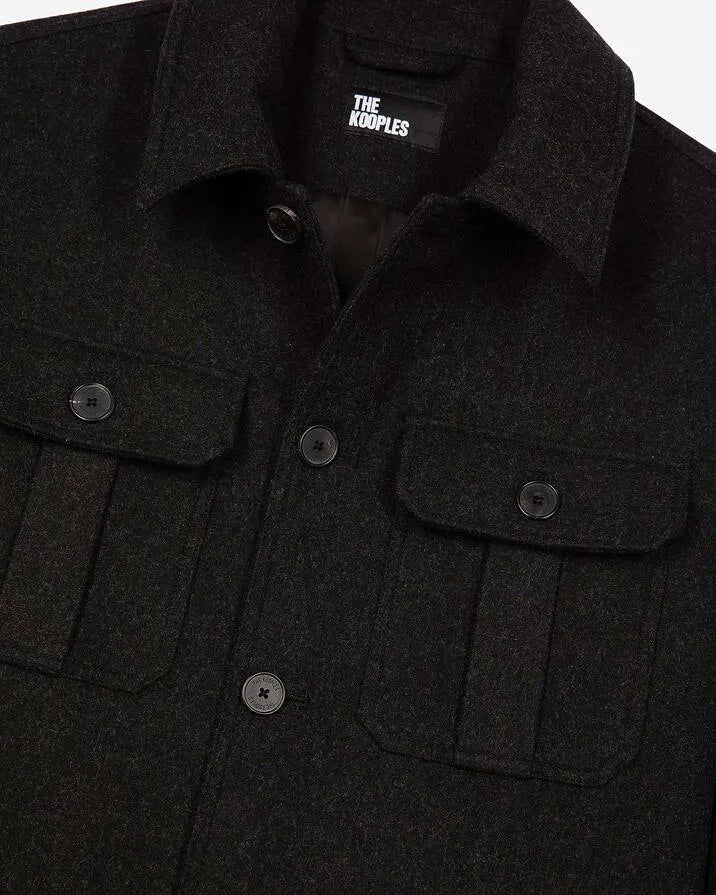 Grey wool jacket