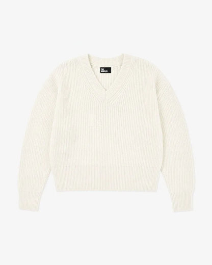 Natural-colored merino wool sweater