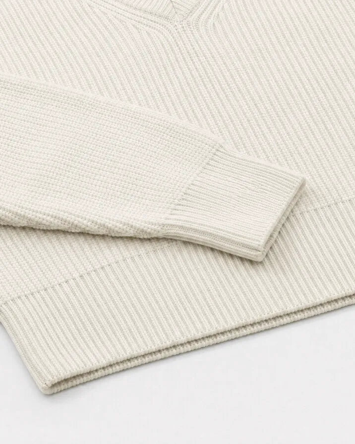 Natural-colored merino wool sweater